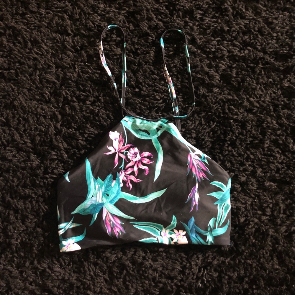 LA hearts halter swim top